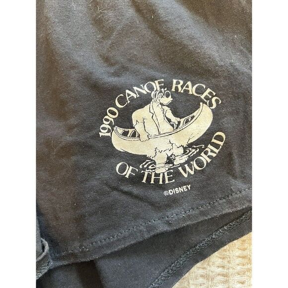 VINTAGE Disneyland Canoe Races Disney Short Shorts Br’er Rabbit Medium 1990 RARE - Picture 3 of 4
